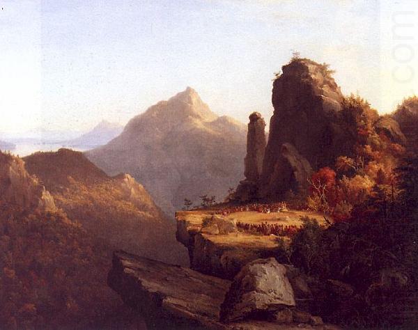Thomas Cole Scene from The Last of the Mohicans china oil painting image